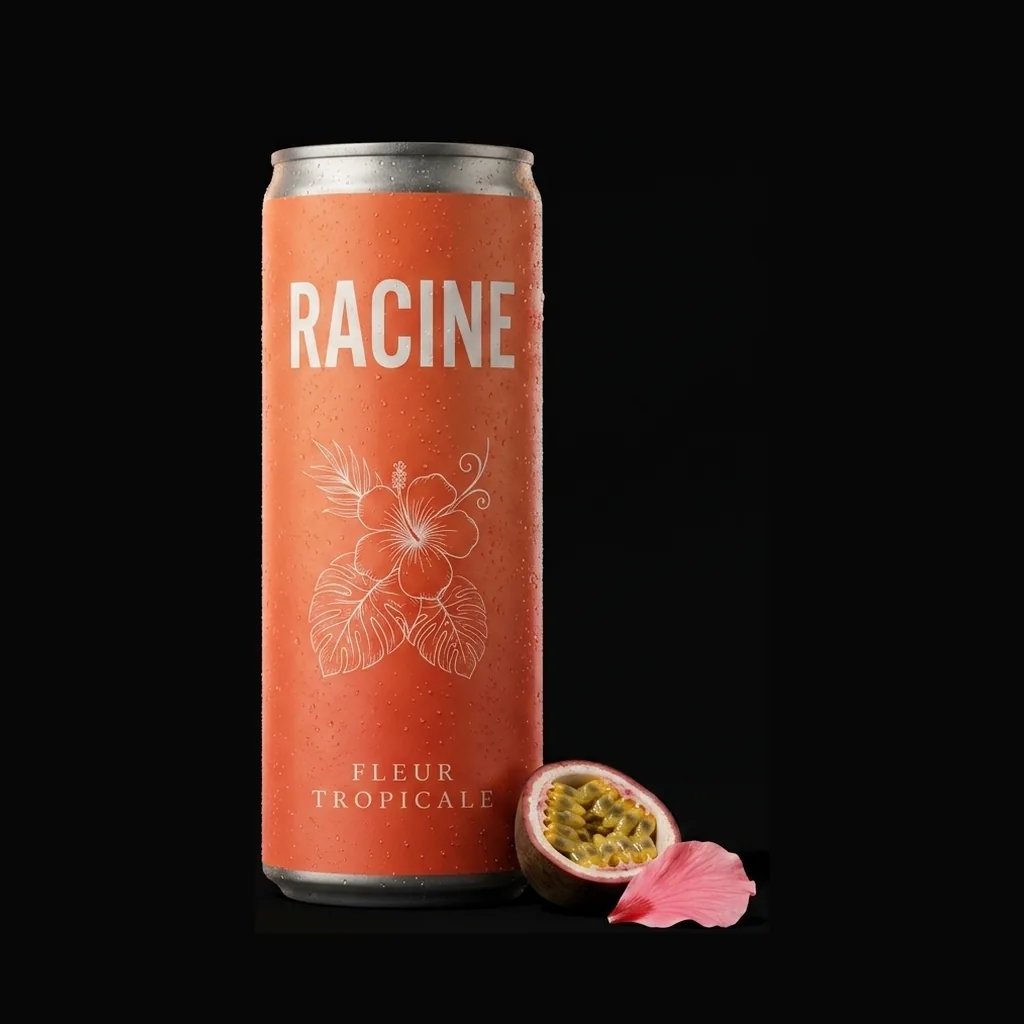 Soda fleur tropicale
